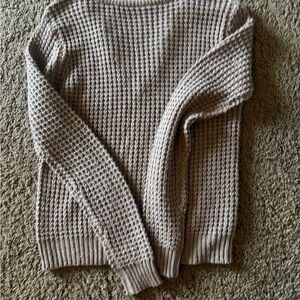 Forever 21 Cream Cardigan Sweater Classic Knit